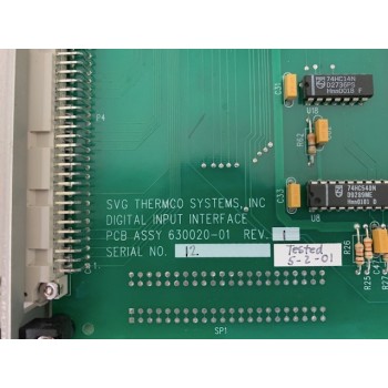 SVG Thermco 630020-01 Digital Input Interface Board